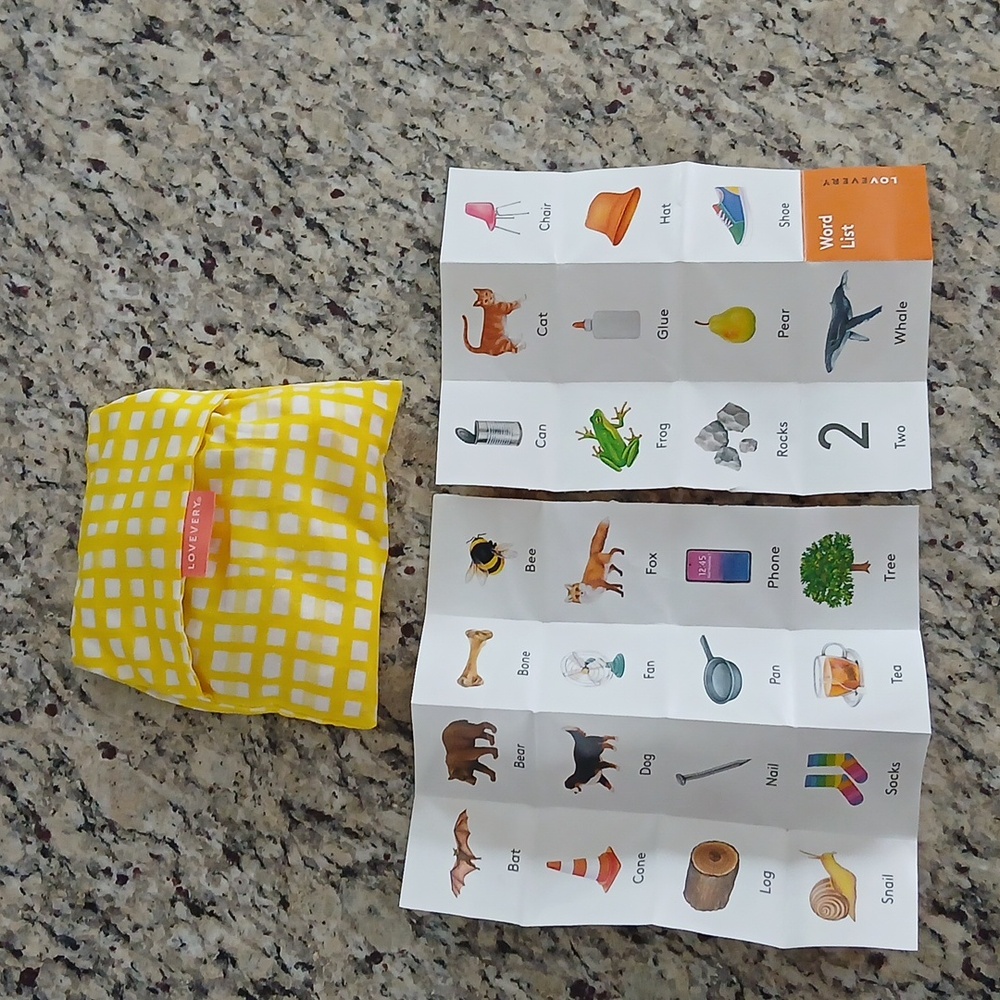 LOVEVERY Rhyming Rings. From The Examiner Play Kit